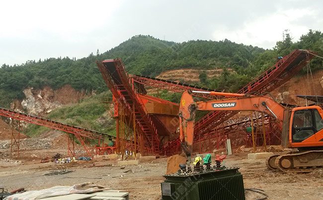 時(shí)產(chǎn)500噸沙石制砂生產(chǎn)線