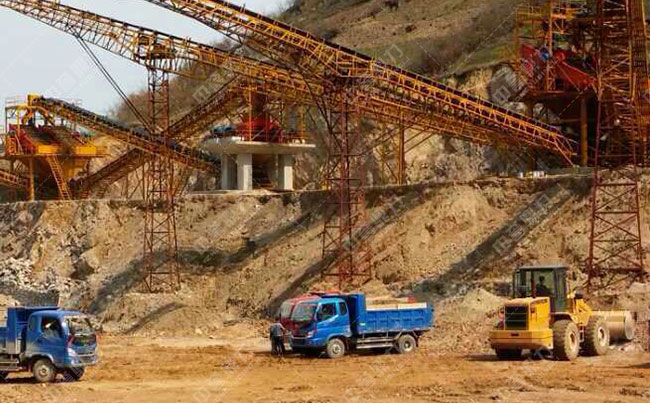 日產(chǎn)萬噸碎石生產(chǎn)線流程