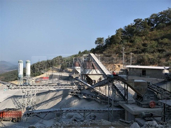 采石場石料生產(chǎn)線