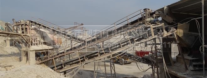 浙江石料生產(chǎn)線現(xiàn)場