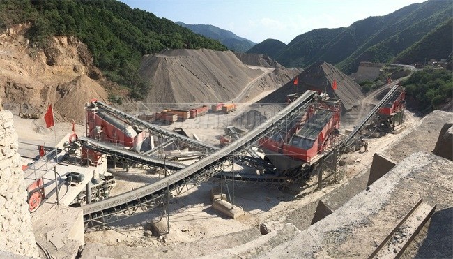 砂石料廠生產(chǎn)線