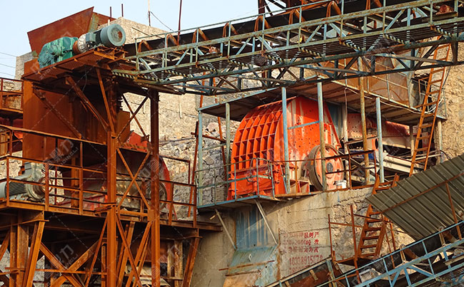 時產(chǎn)600-800噸采石場生產(chǎn)線