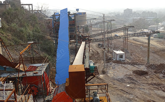 時產(chǎn)600-800噸采石場生產(chǎn)線